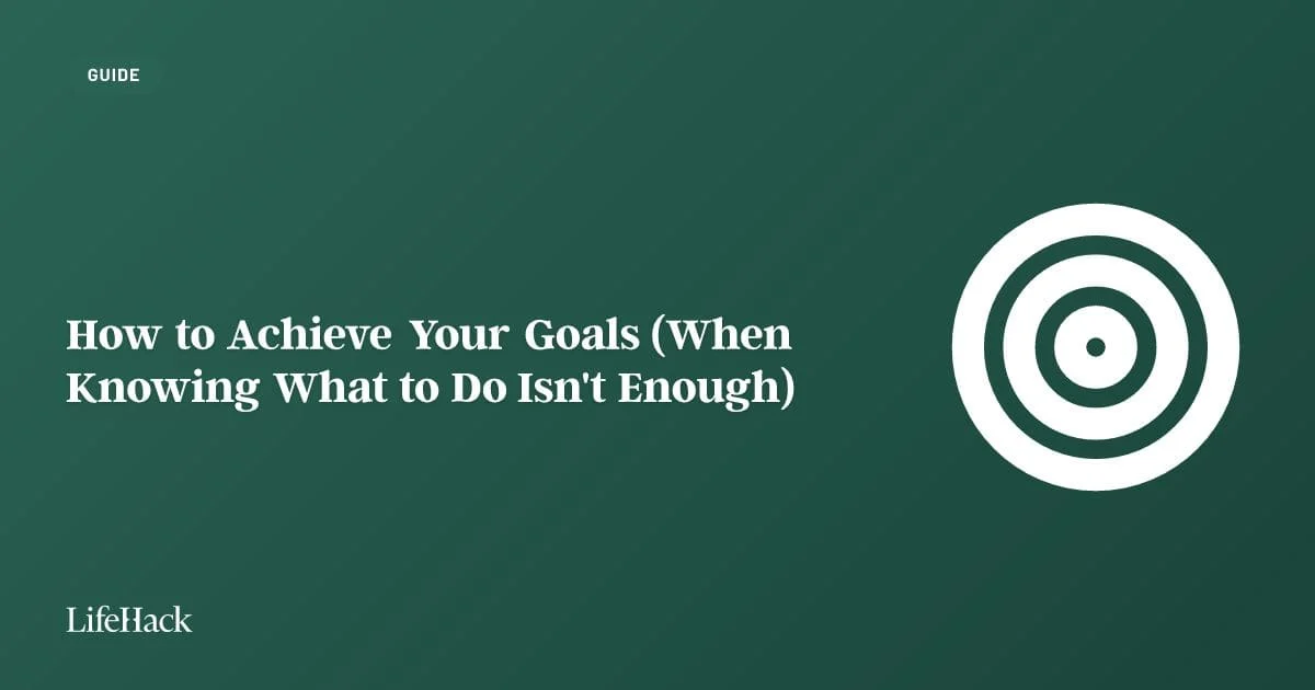 The Architecture of Achievement: Why Your Goals Fail and How to Redesign Your Success