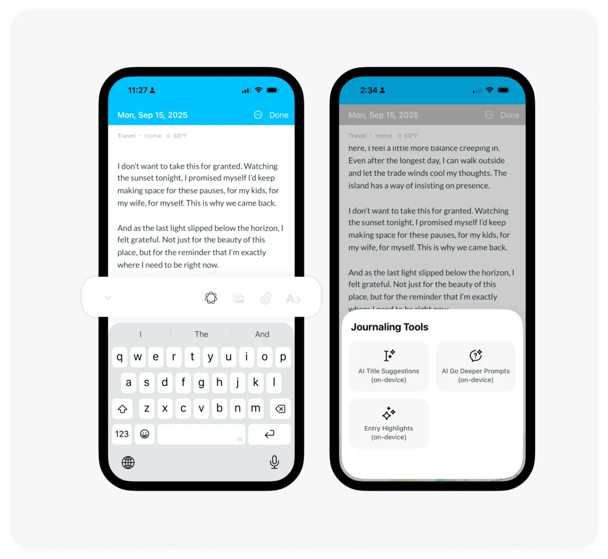 The Future of Reflection: Day One Integrates Apple Intelligence for Private, On-Device Journaling